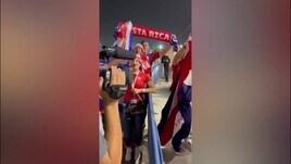 Costa Rica, l'entusiasmo dei tifosi in Qatar