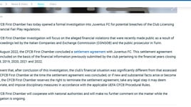 La Uefa apre un'indagine sulla Juve su licenze e fair play finanziario