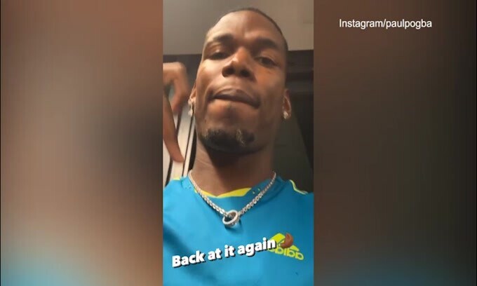 Juve, Pogba si allena a ritmo di musica: ecco il messaggio