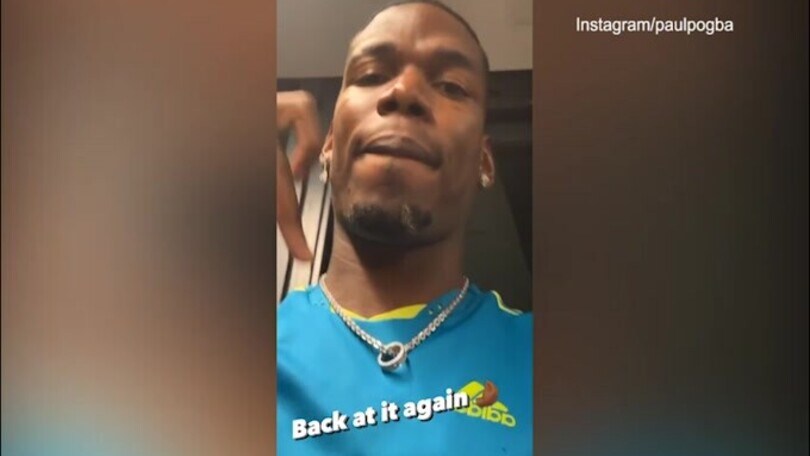 Juve, Pogba si allena a ritmo di musica: ecco il messaggio