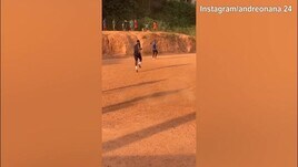 Inter, Onana in vacanza gioca una partitella in Camerun