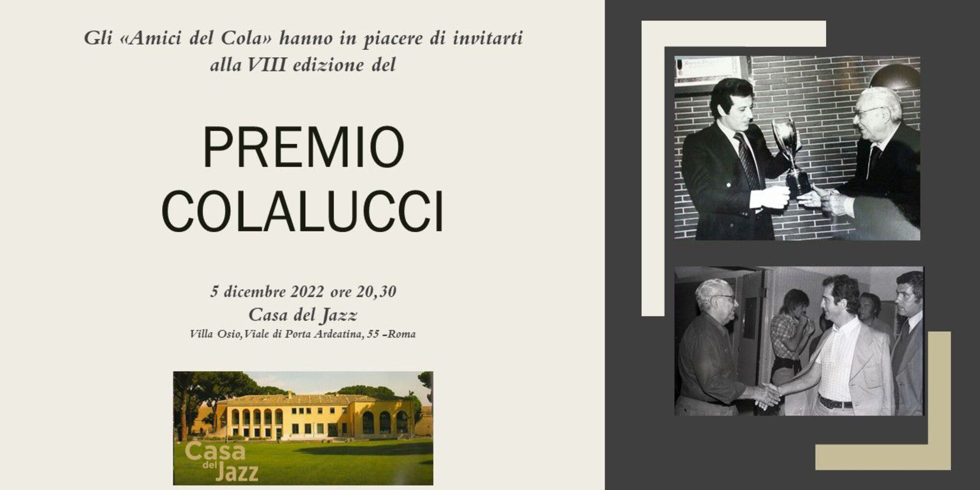 Premio Giuseppe Colalucci, riconoscimenti anche a Lotito e Petrucci