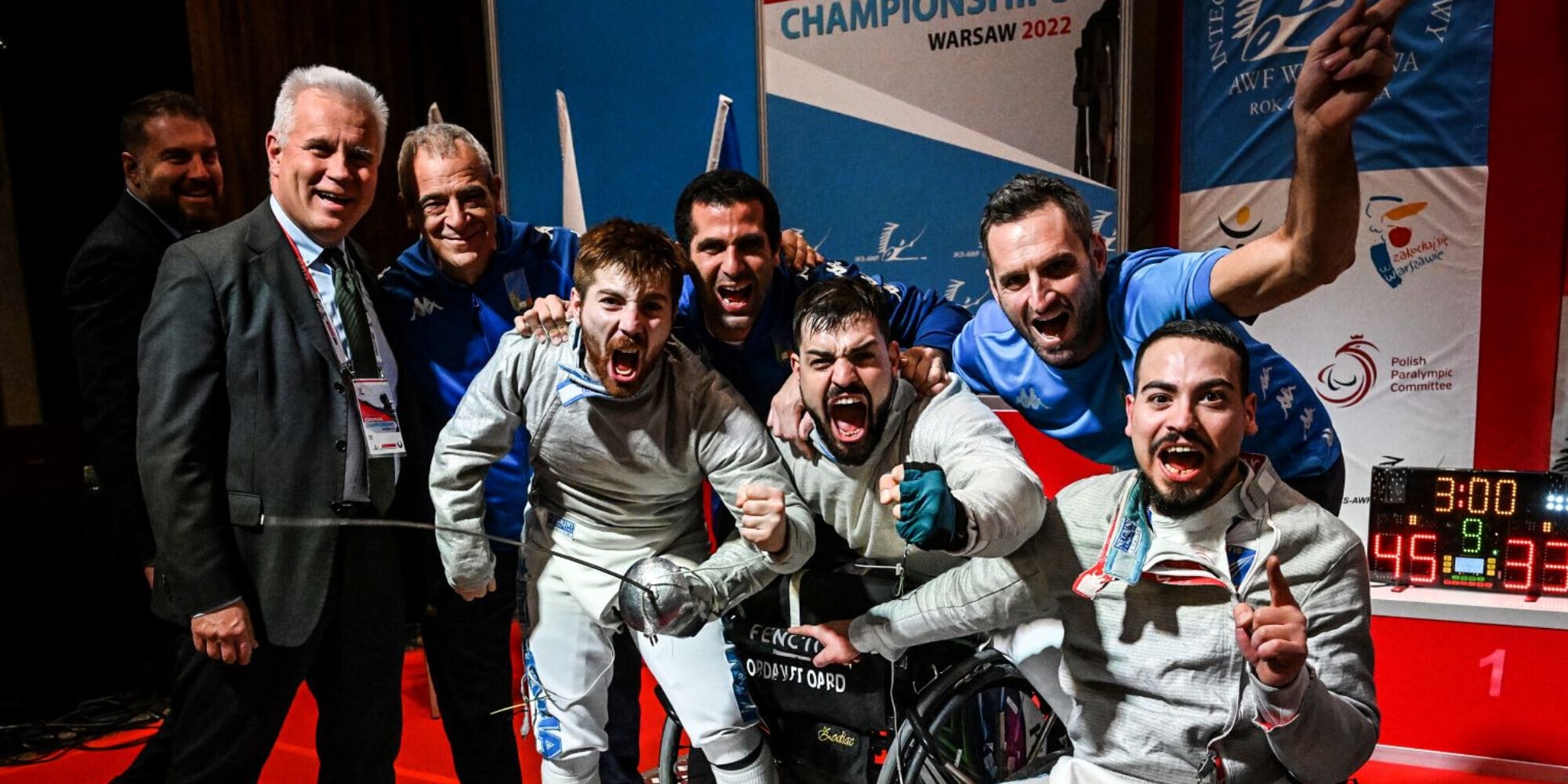 Europei Paralimpici, gran finale Italia: Giordan, Dei Rossi, Paolucci, sciabolatori campioni d'Europa