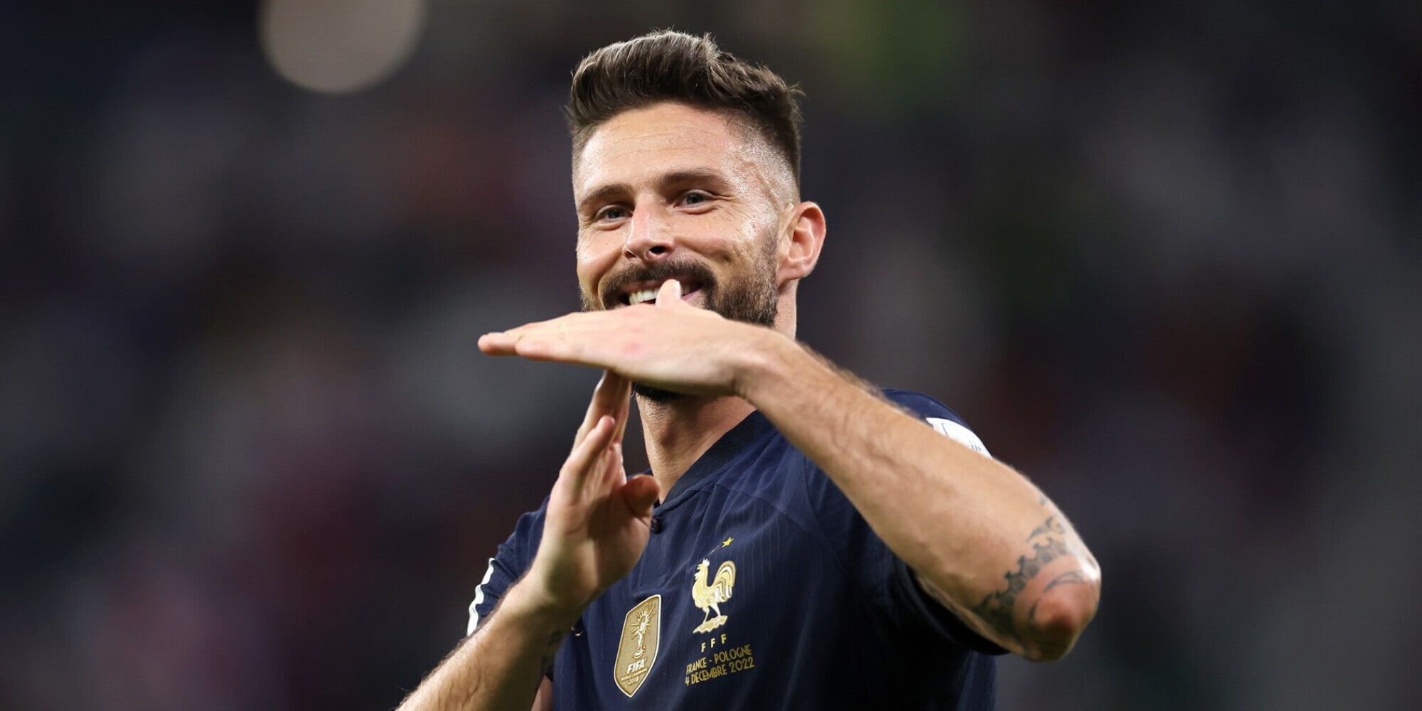 Giroud e la dedica speciale dopo il record di gol con la Francia