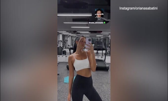 Oriana Sabatini e il post-palestra in top!