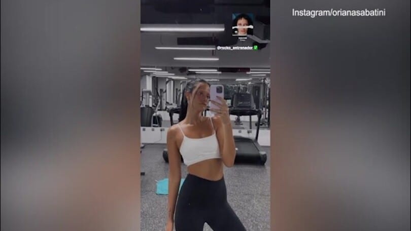 Oriana Sabatini e il post-palestra in top!