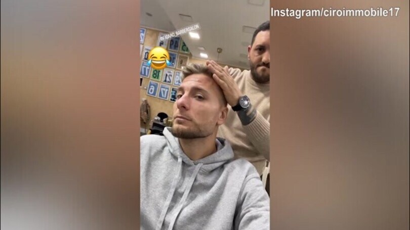 Lazio, nuovo taglio di capelli per Ciro Immobile