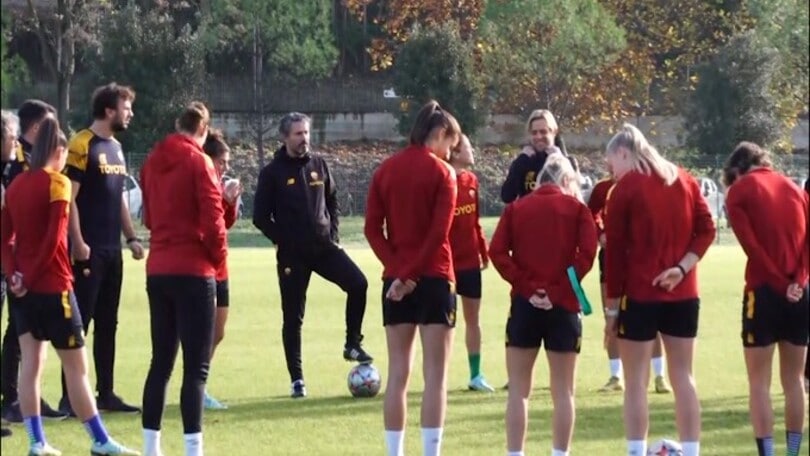 Roma femminile, rifinitura prima della Champions