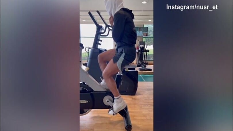 Nusr-Et, risveglio mattutino in palestra