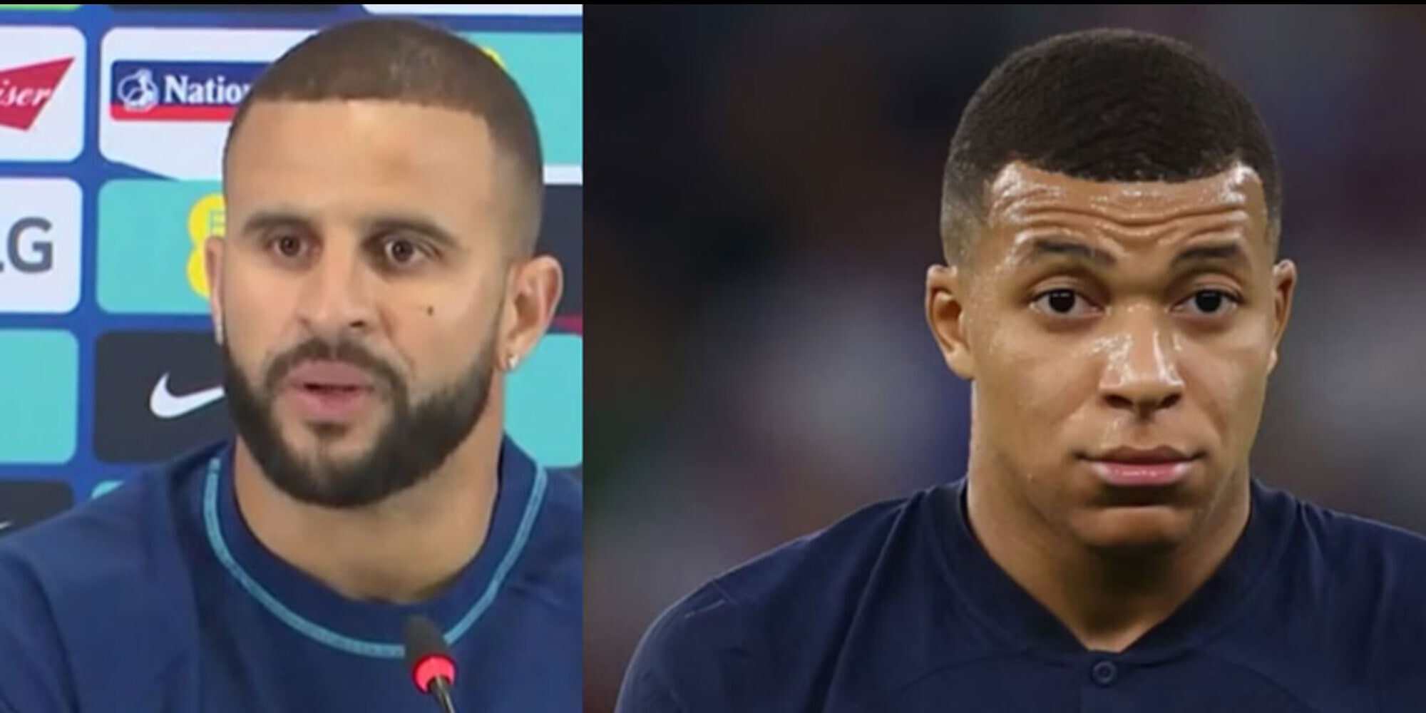 Walker sfida Mbappé: la frase che scalda Inghilterra-Francia
