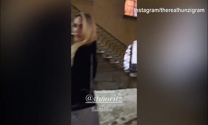 Serata insieme a Saint Moritz per Ilary Blasi e Michelle Hunziker