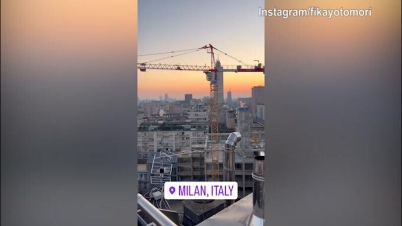 Tramonto milanese per Tomori
