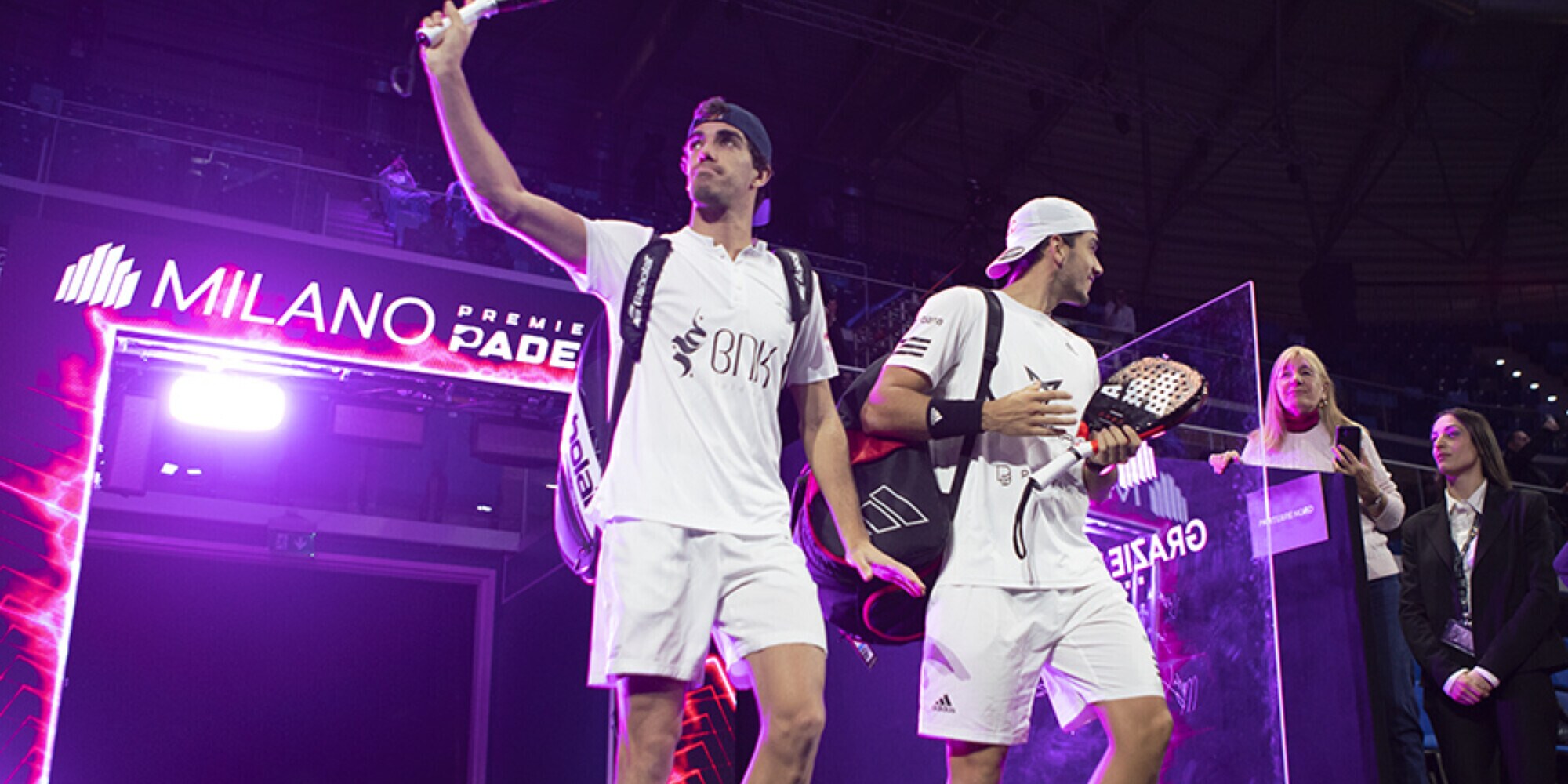 Milano Premier Padel: Galan e Lebron, show in 54 minuti!