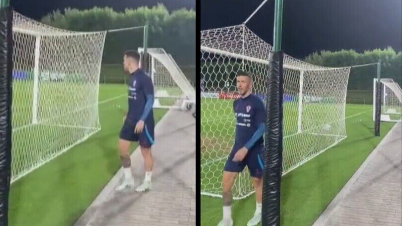 Perisic affina il tiro per la partita contro il Brasile