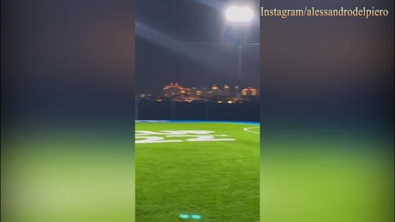 Del Piero, allenamento coi campioni