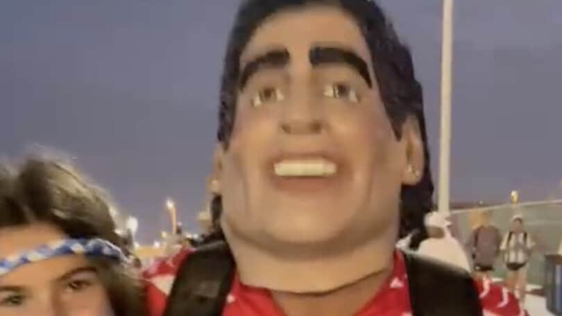 A vedere Argentina-Olanda c'è anche... Maradona