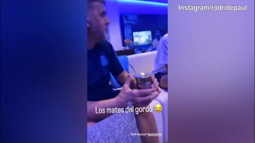De Paul e Dybala: pomeriggio insieme con il mate
