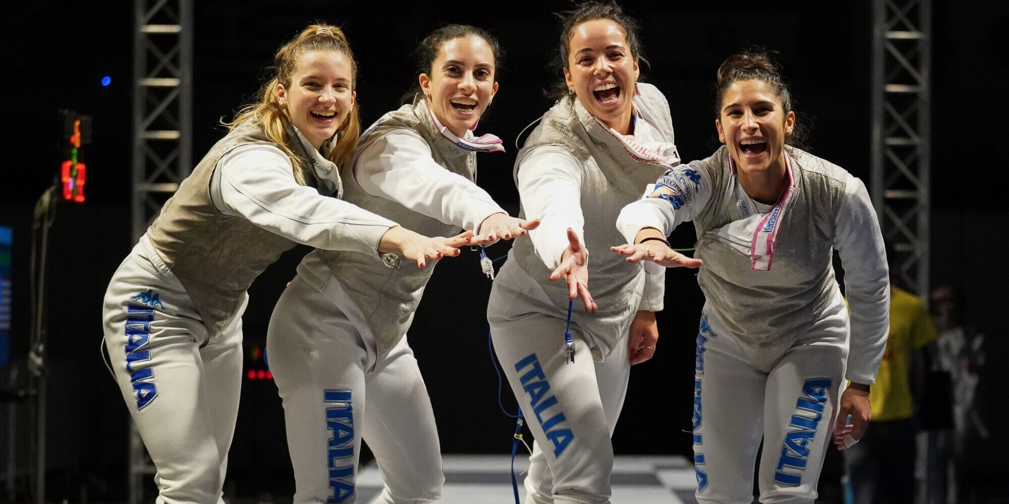 Volpi, Palumbo, Favaretto e Cipressa: fioretto a squadra d'oro a Tokyo