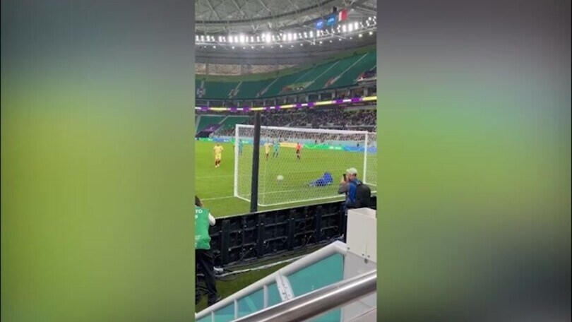 Del Piero e il rigore nello stadio del Mondiale