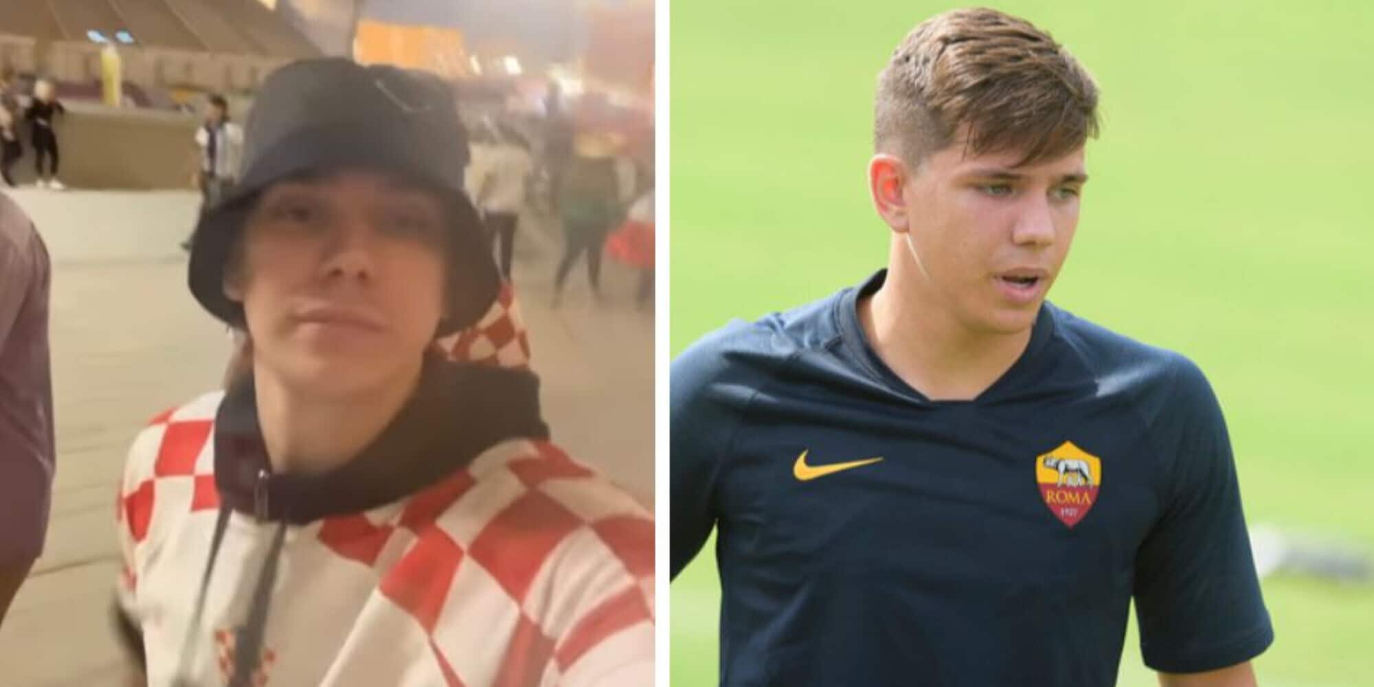 Coric a Trigoria fuori rosa? No, eccolo a Doha a tifare Croazia