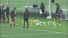 Occhi verso l'Arsenal, la Juventus si allena alla Continassa