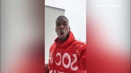 Neve su Torino, Pogba versione Babbo Natale