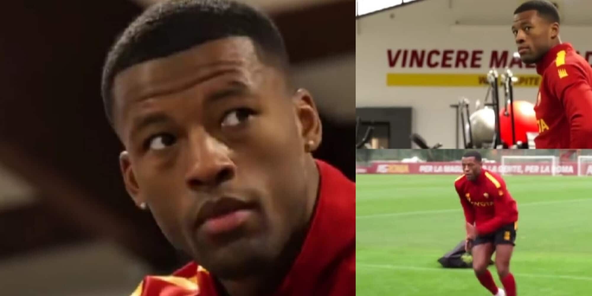 Roma, prosegue il recupero di Wijnaldum: si allena con il pallone