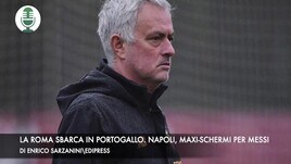 La Roma sbarca in Portogallo. Napoli, maxi-schermi per Messi