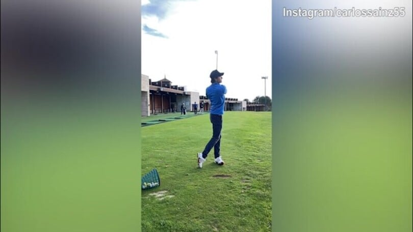 F1, Ferrari: Sainz maestro di...golf