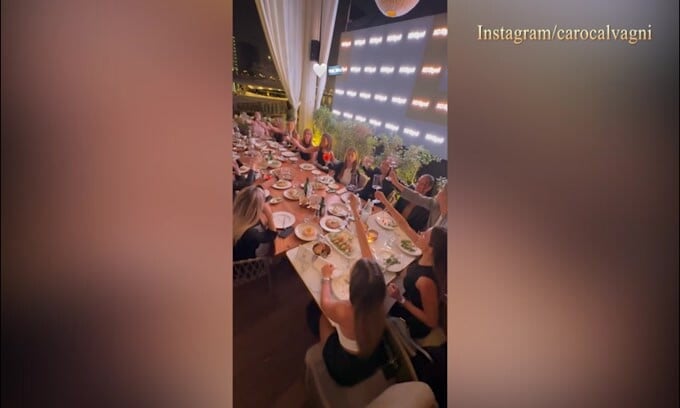 Argentina, brindisi per le wags