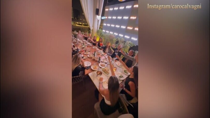 Argentina, brindisi per le wags