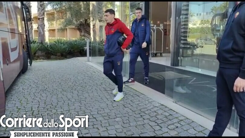 La Roma pronta per l’allenamento: c’è anche Belotti col gruppo