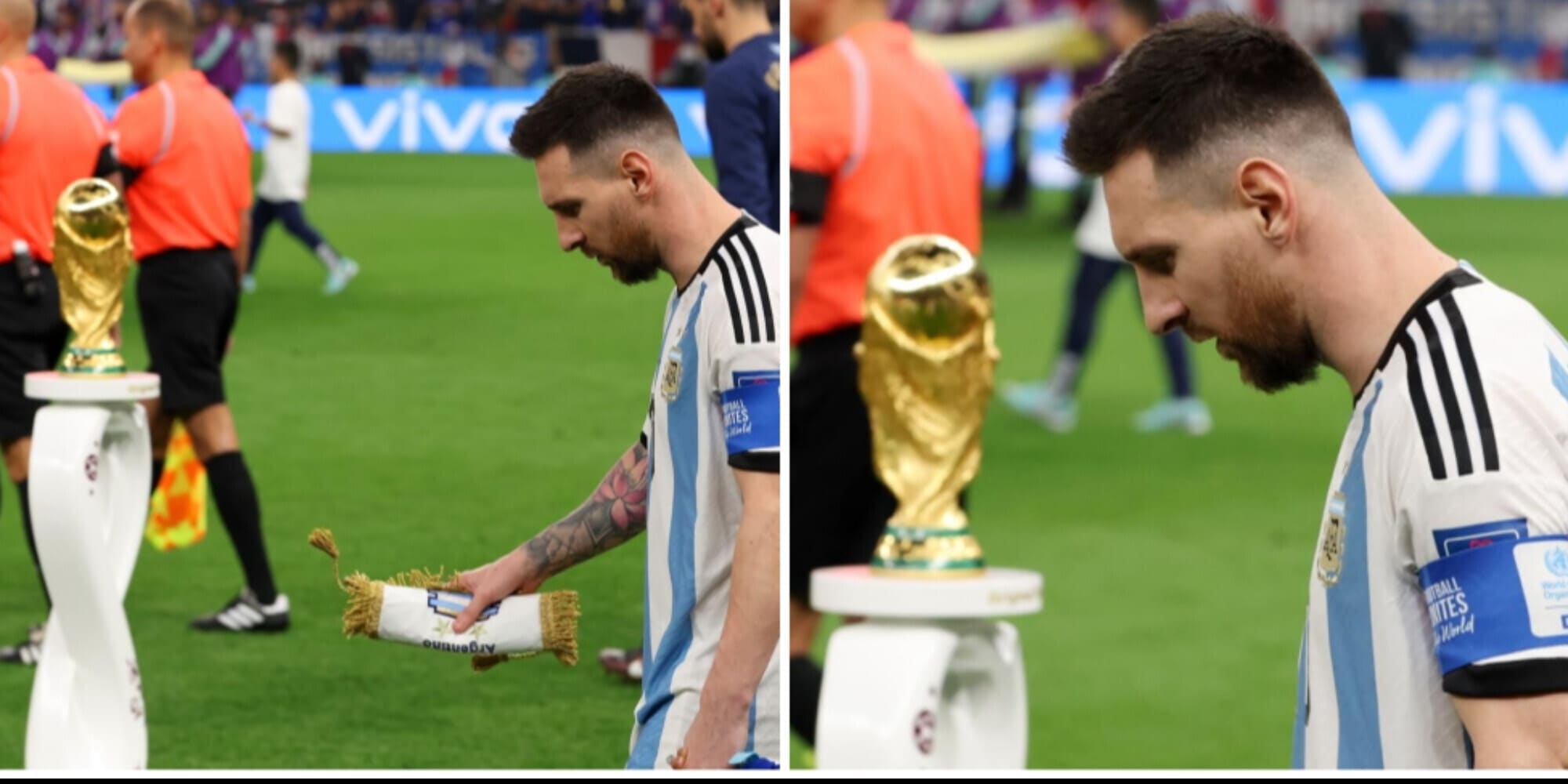Messi e il mistero dell'ingresso in campo: perché non ha guardato la coppa del Mondo