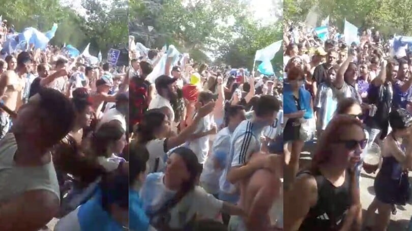 L'Argentina impazzisce di gioia: le festa in strada con Muchachos