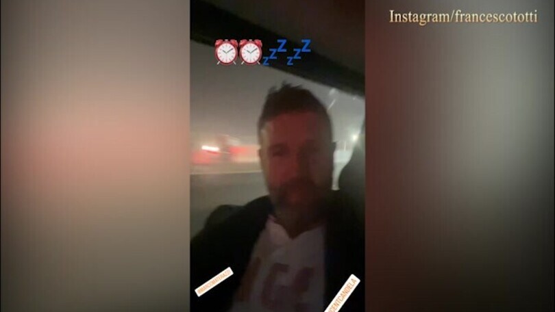 Candela e Materazzi dormono, Totti ne approfitta