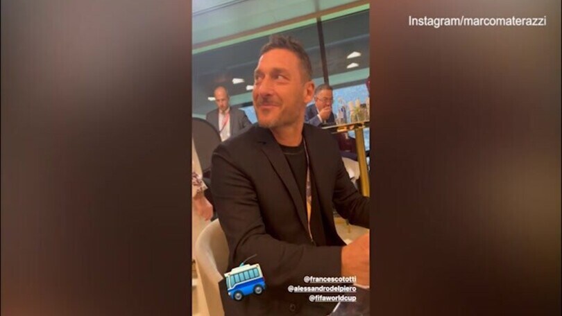 Totti show con Del Piero: "É arrivato er capolinea"