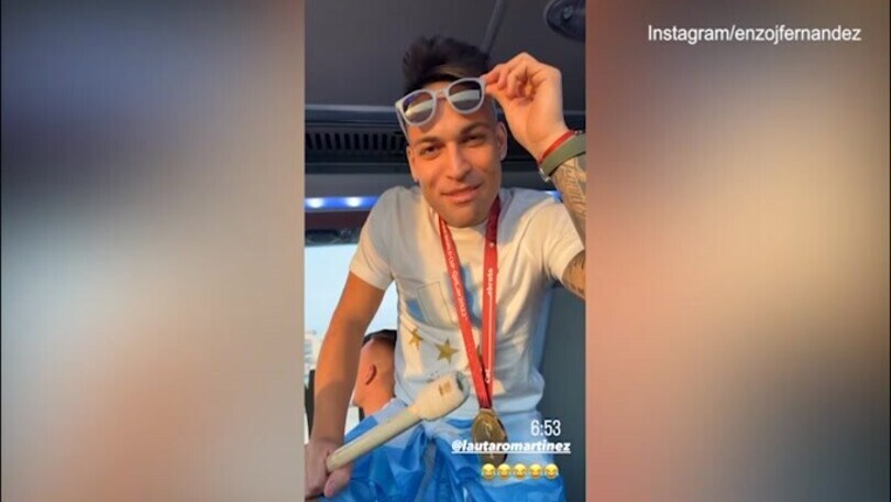 Argentina, il buongiorno di Lautaro: "Che bella mattinata, vero?"