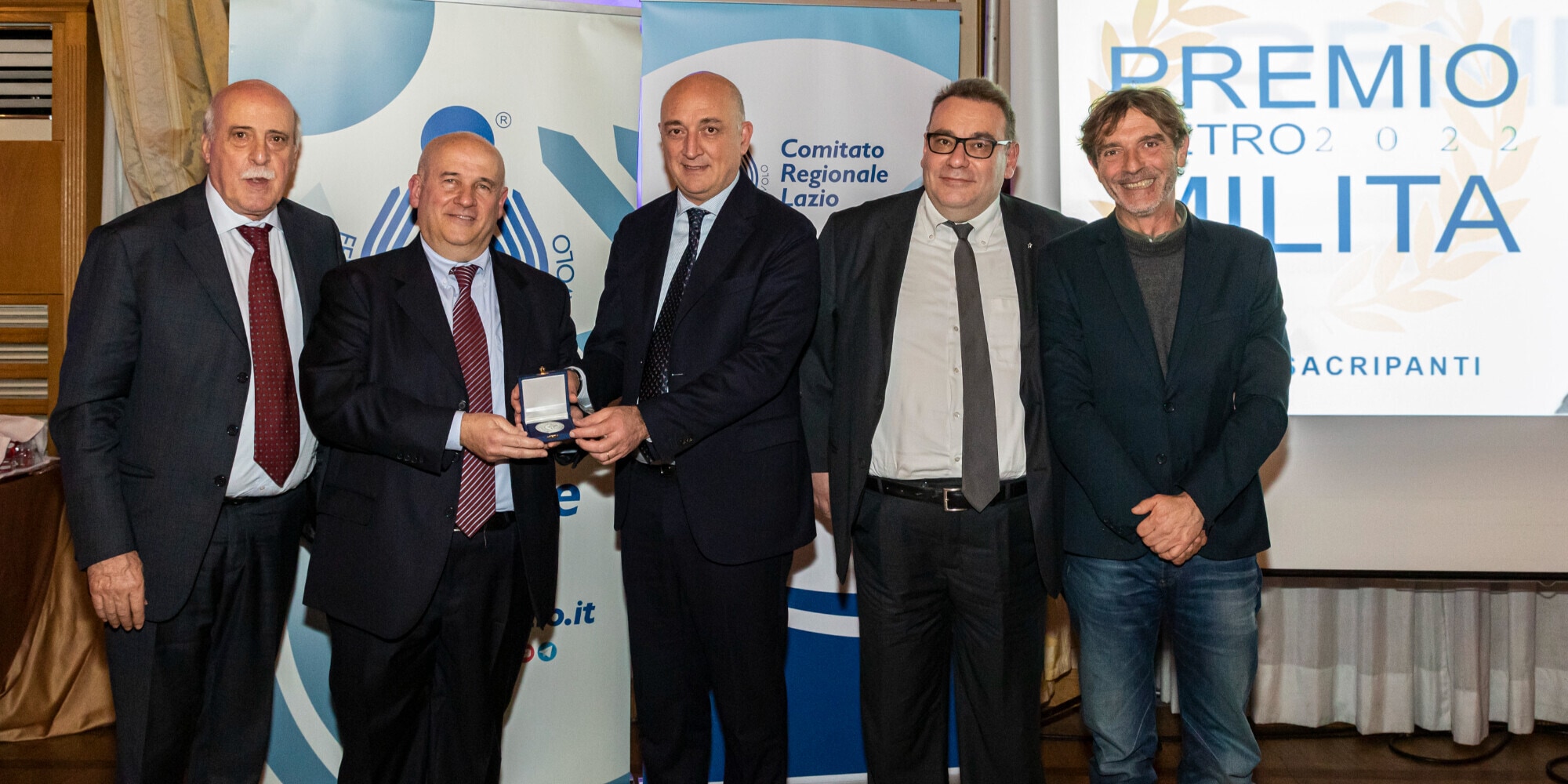 A Vittorio Sacripanti e Giovanni Malagò il Premio Milita 2022