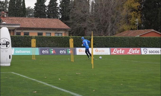 Italia, iniziato lo stage degli azzurri con Roberto Mancini