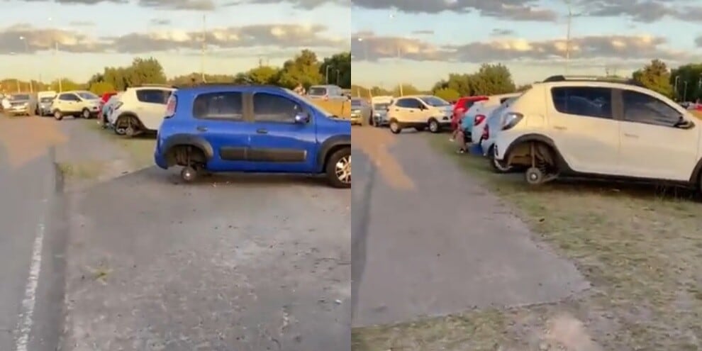 Argentina, rubano pneumatici delle auto mentre i tifosi festeggiano