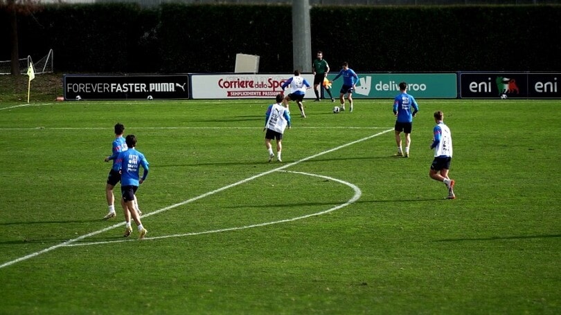 Secondo giorno di stage con il ct mancini