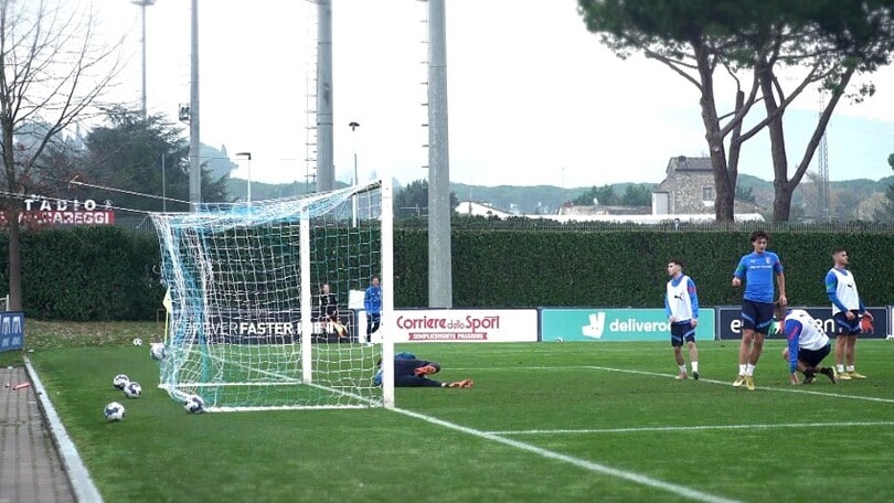 Terzo giorno di stage con il CT Mancini