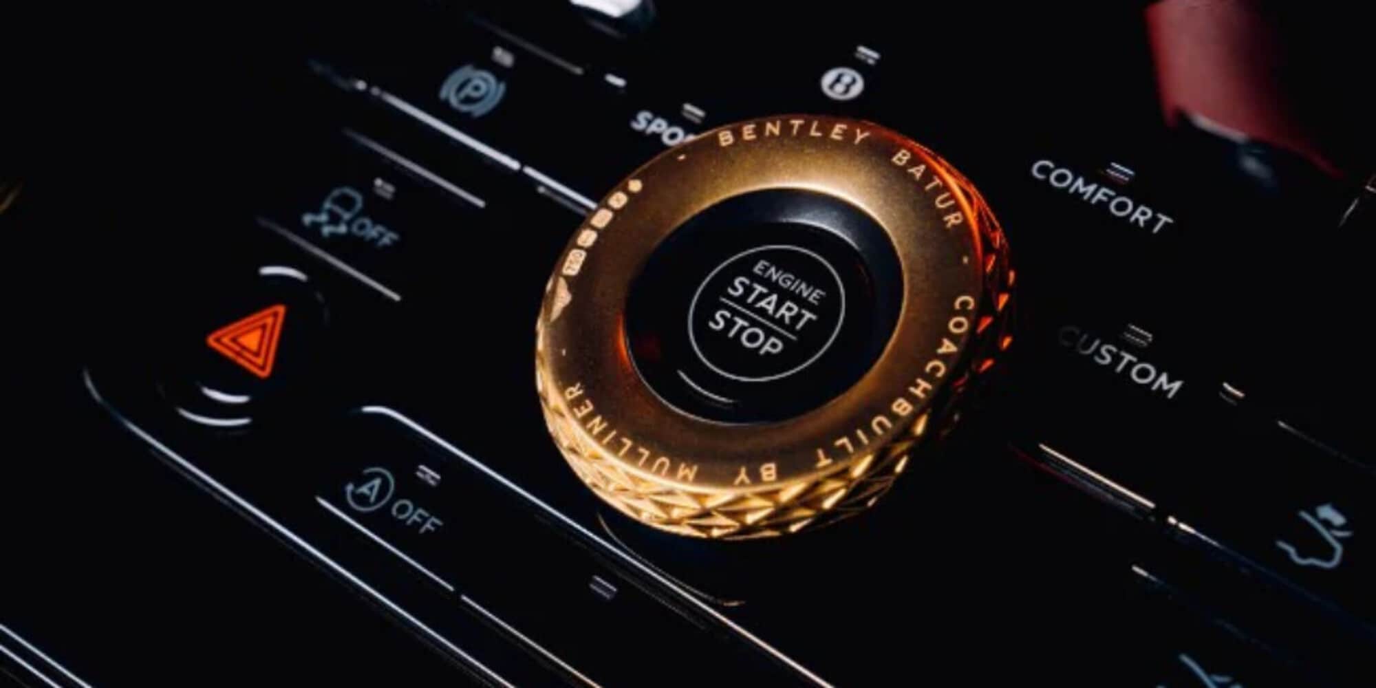Bentley Mulliner Batur, ancora più lusso con l'oro stampato in 3D