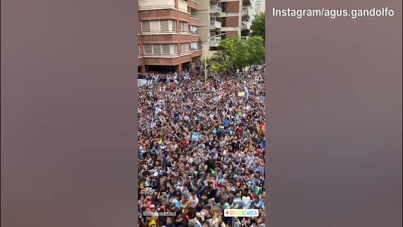 Lautaro ritorna a casa: l'accoglienza è da Re!