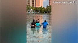 Theo Hernandez e l'incontro con i delfini