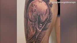 Argentina, Di Maria e l'incredibile tatuaggio per la Coppa del Mondo