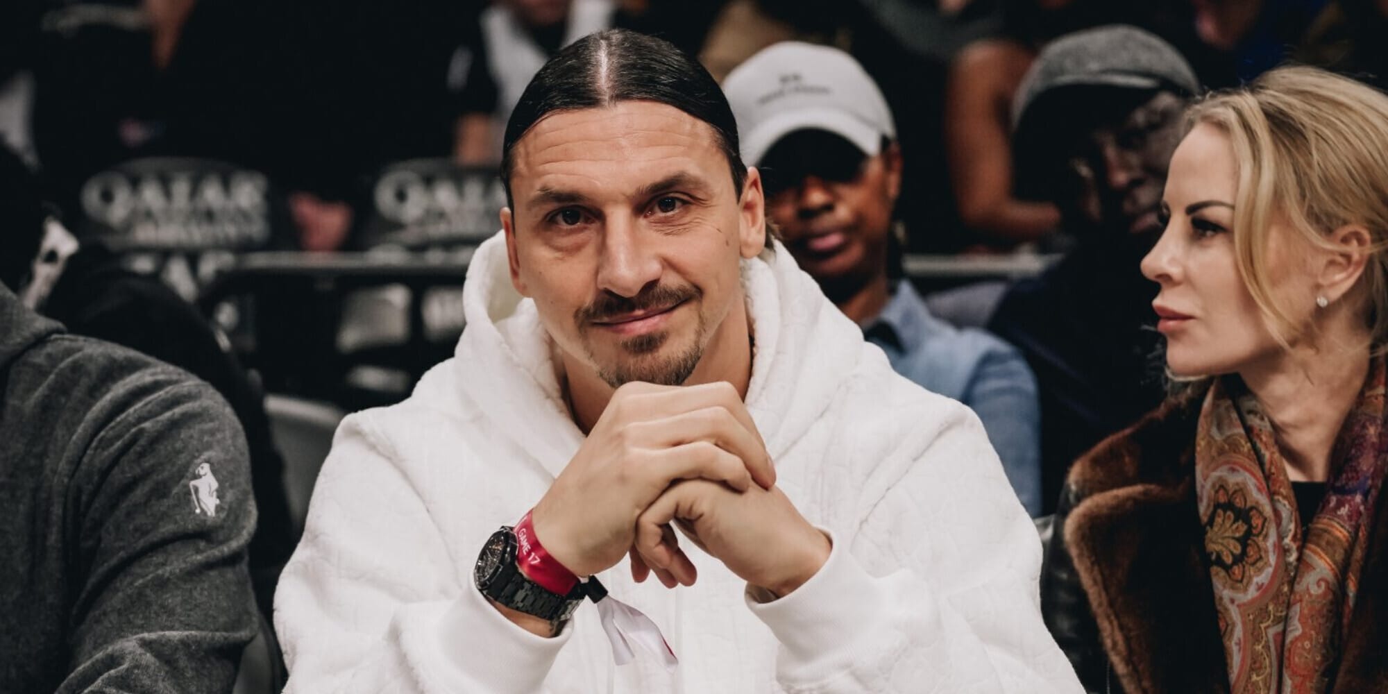 Da Doha alla Nba: Ibrahimovic si gode Nets-Bucks