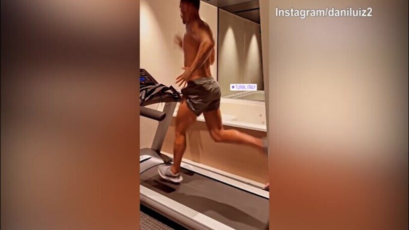 Juve, guarda Danilo come si allena