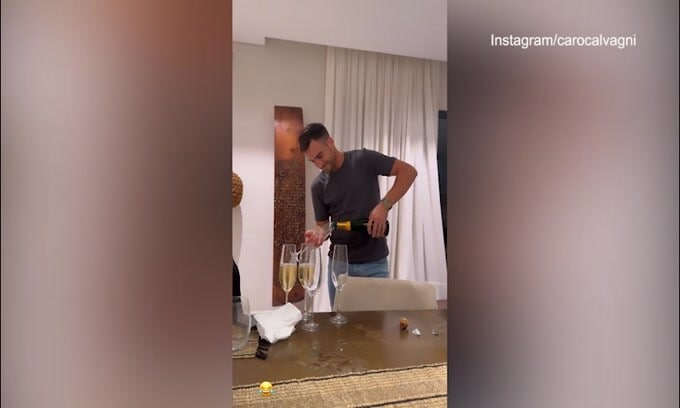 Argentina, Tagliafico continua a festeggiare: dalla coppa passa... al calice!