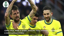 Coppa Italia, Inter ai quarti. Mancini: "Vialli sognava di vincere il mondiale"